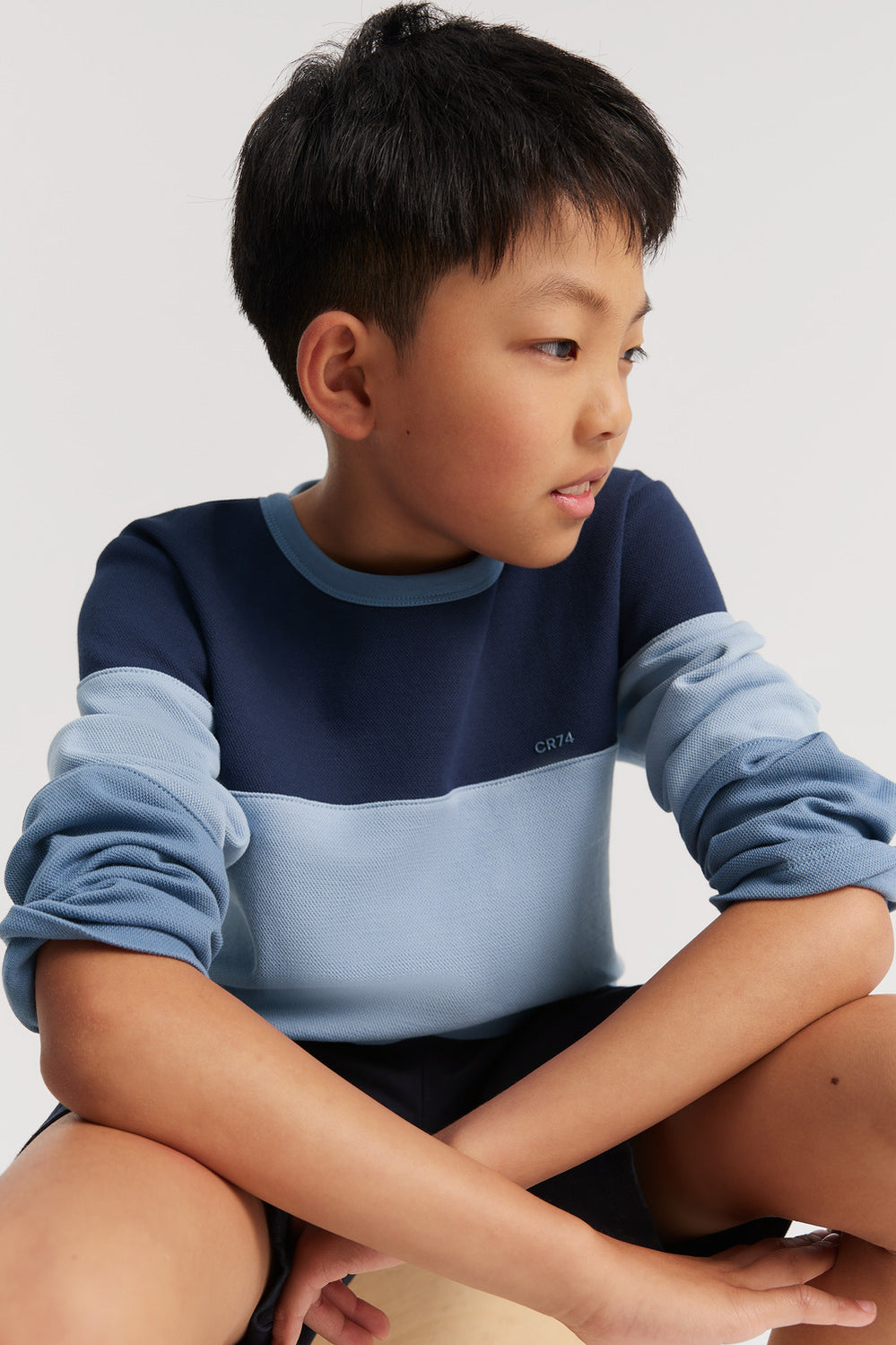 Cotton Block Stripe T-Shirt