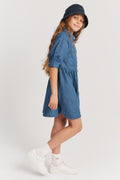Teen Chambray Shirt Dress