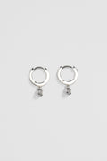 Ava Large Crystal Hoop Earring