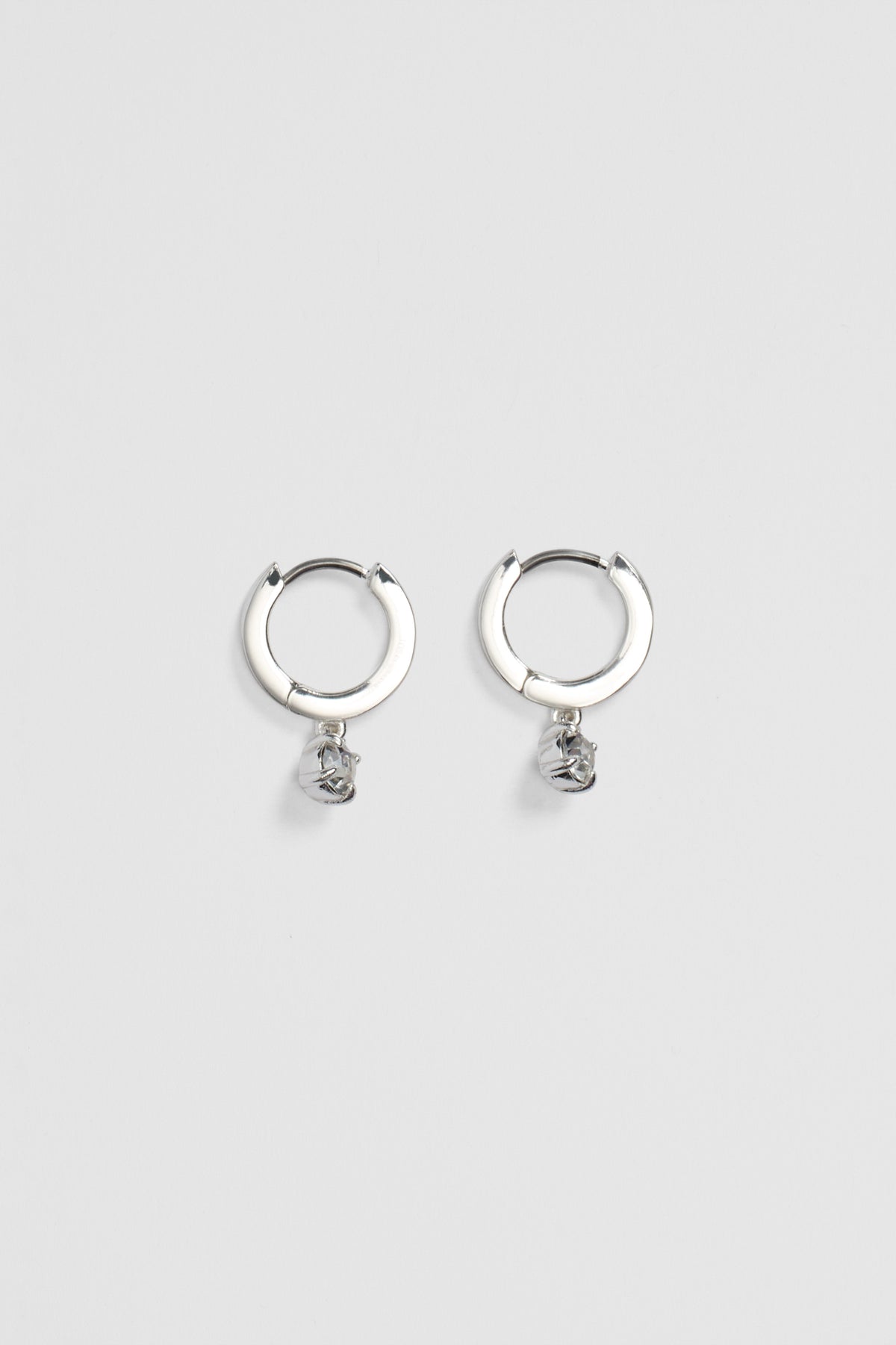 Ava Large Crystal Hoop Earring