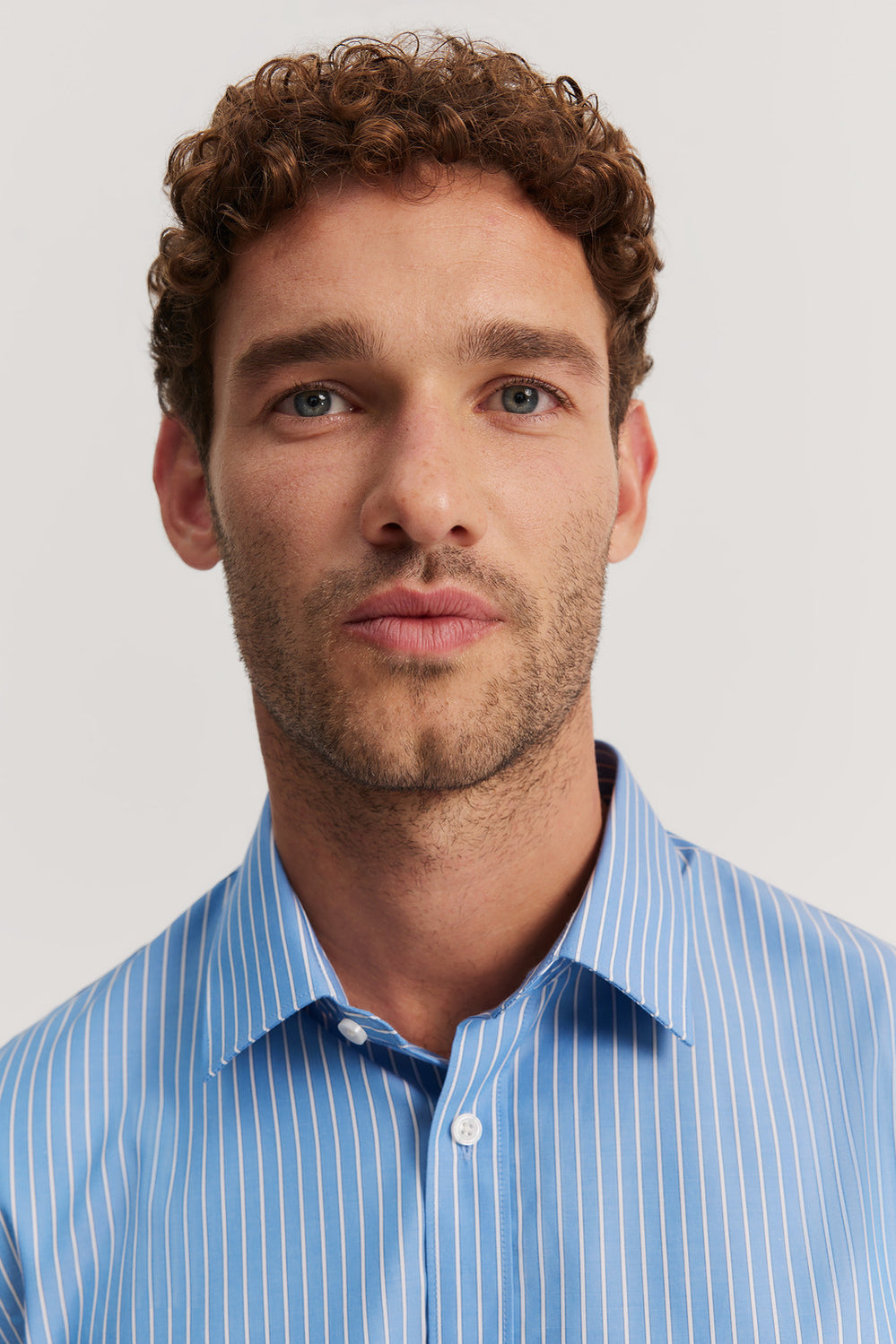Regular Fit Stripe Travel Shirt