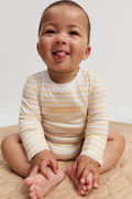 Organically Grown Cotton Heritage Long Sleeve Bodysuit