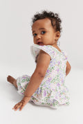 Nylon Blend Ditsy Floral Bather