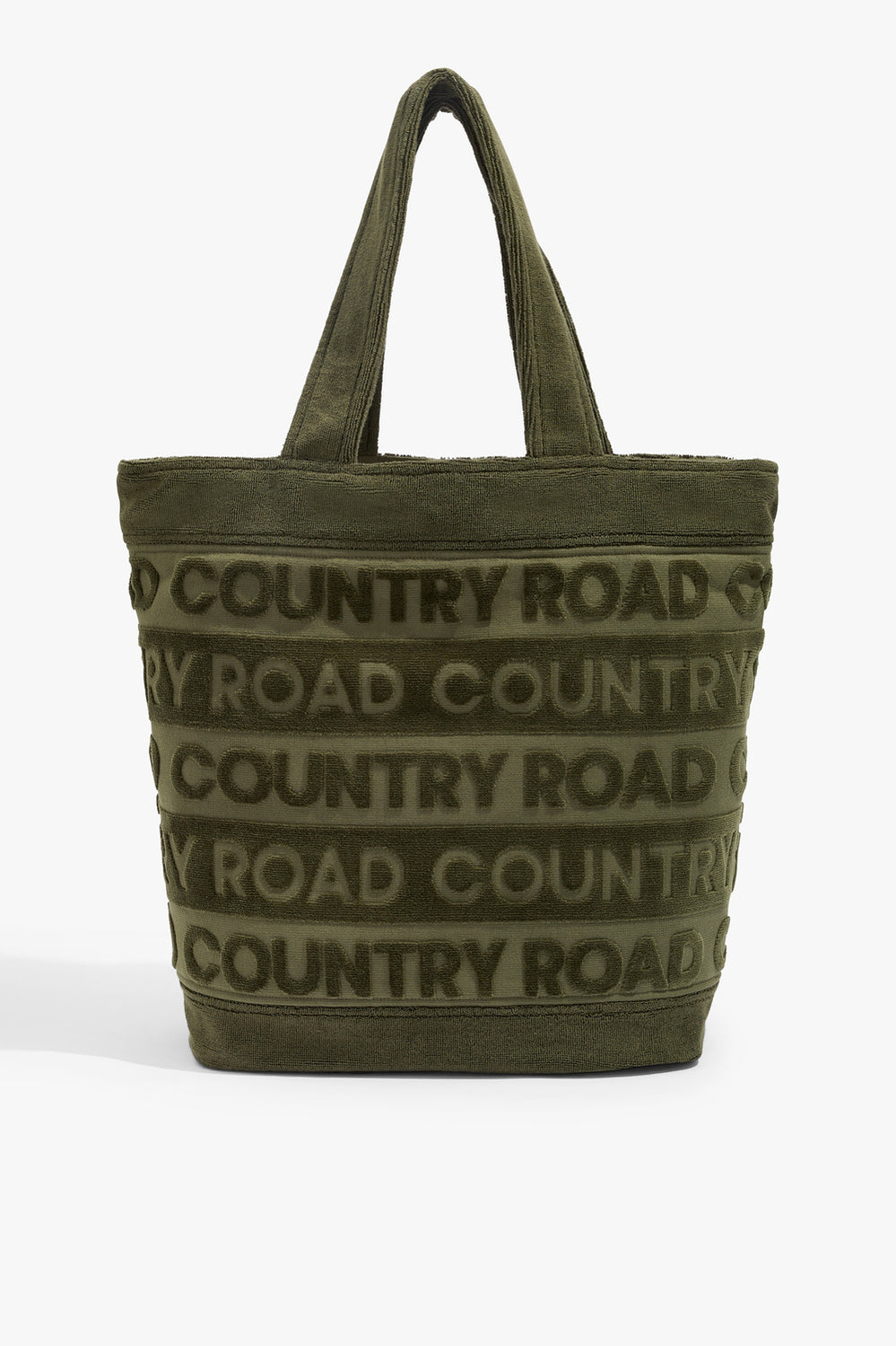 Cotton Monogrammed Terry Tote