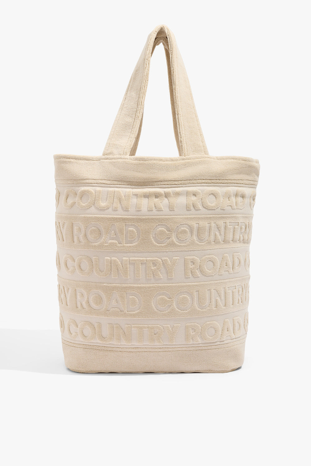 Cotton Monogrammed Terry Tote