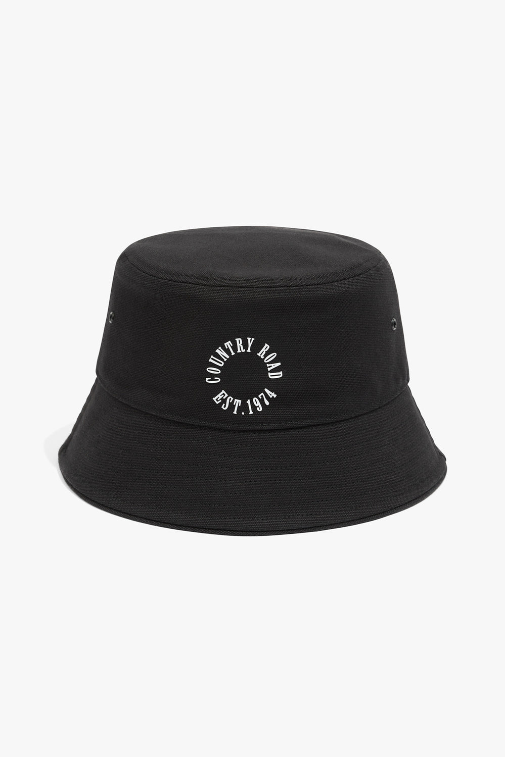 Cotton Round Logo Bucket Hat