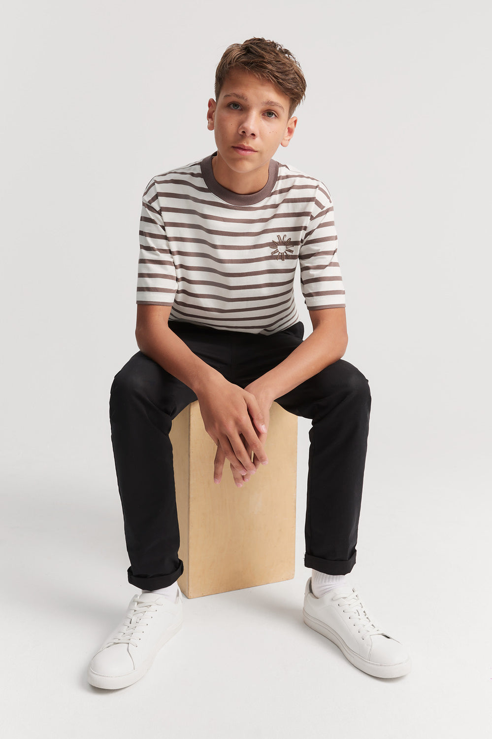Teen Cotton Blend Logo Oversized T-Shirt
