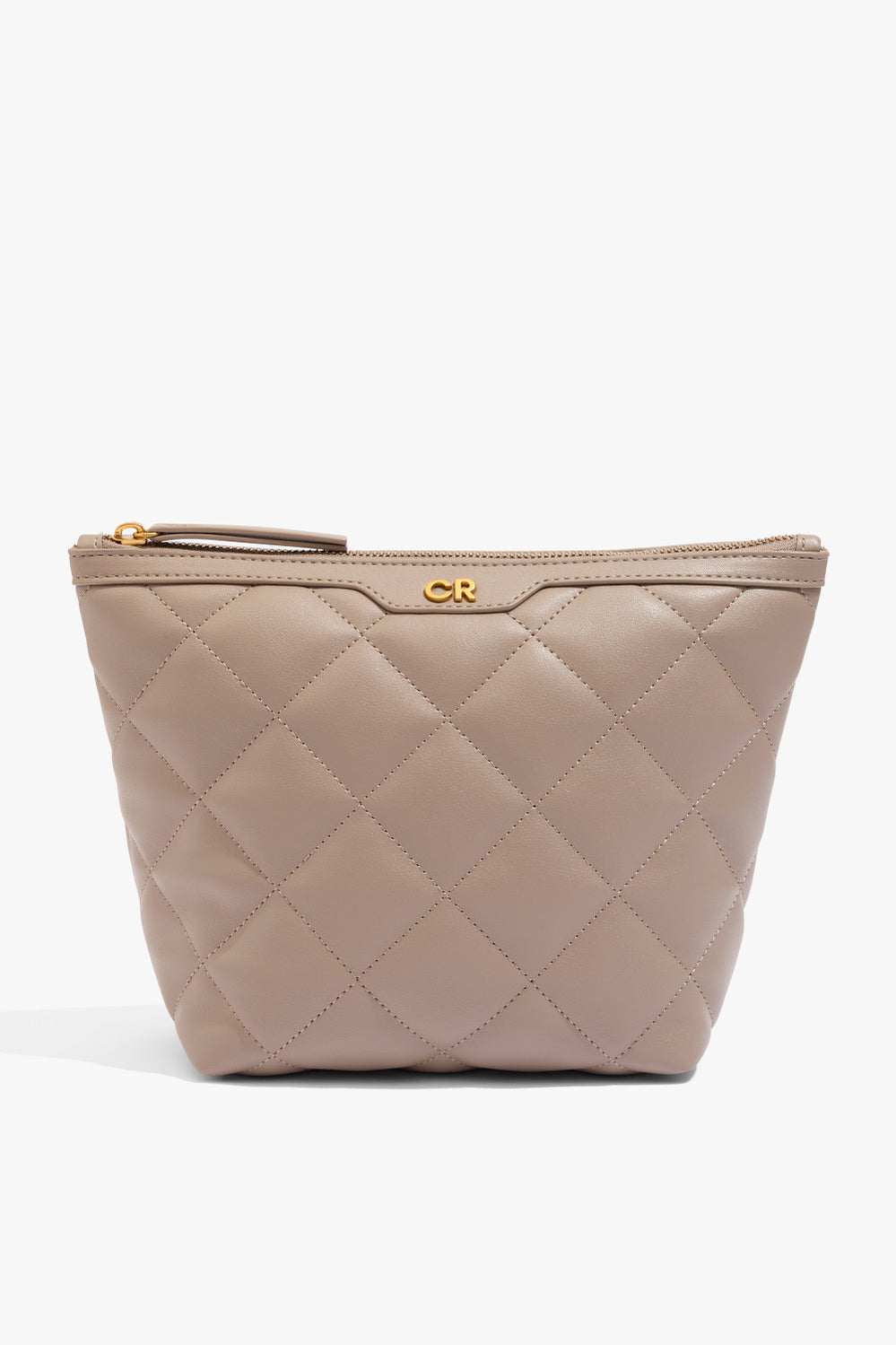Quilted Tri Cosmetic Case