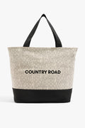 Cotton Outline Logo Shopper