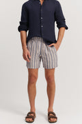 Linen 6 Inch Drawcord Short