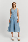 Denim Midi Dress