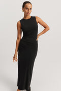 Cupro Jersey Racerback Dress