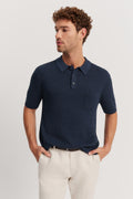 Ribbed Linen Blend Knit