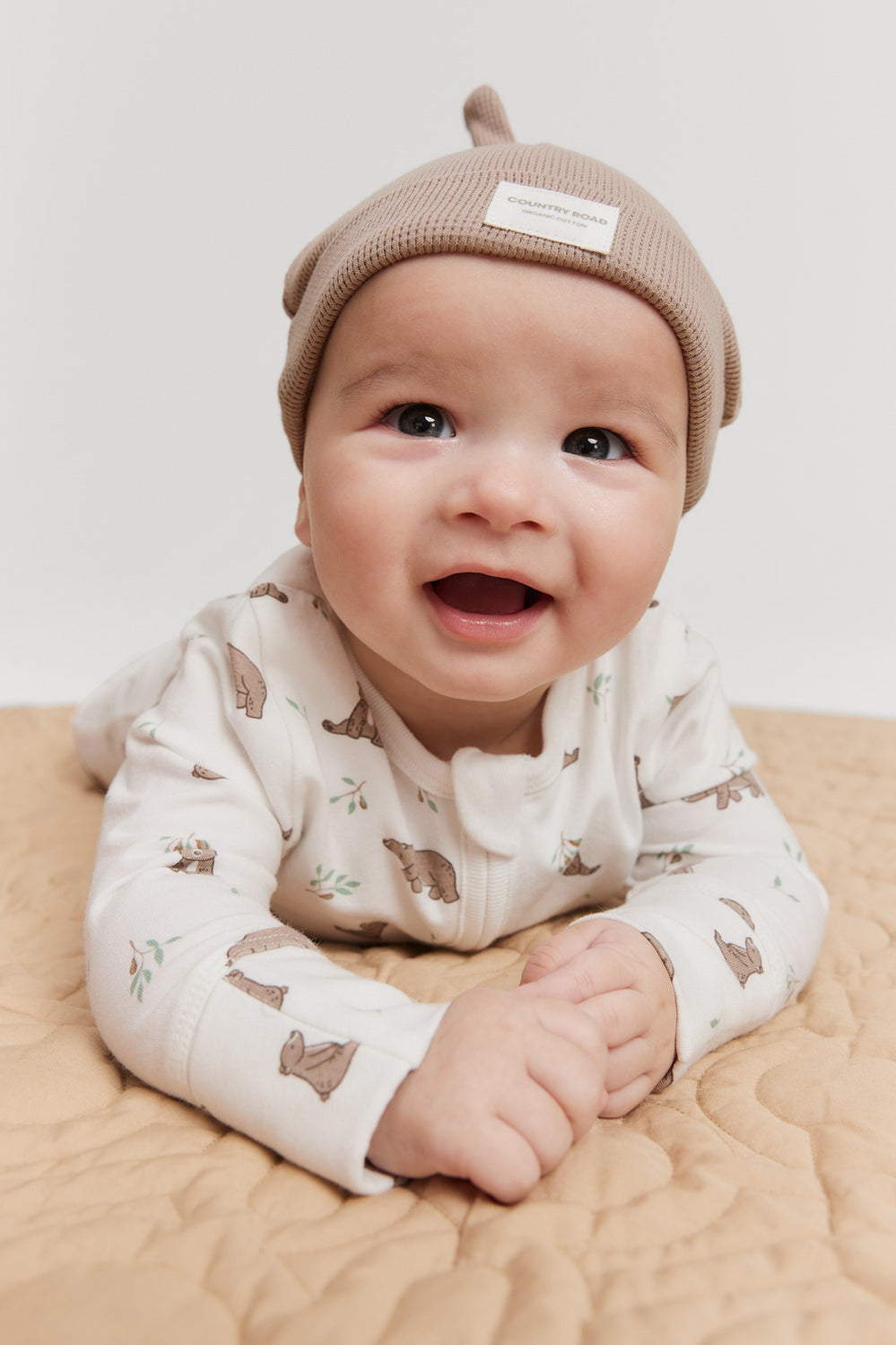 Organically Grown Cotton Bear Jumpsuit