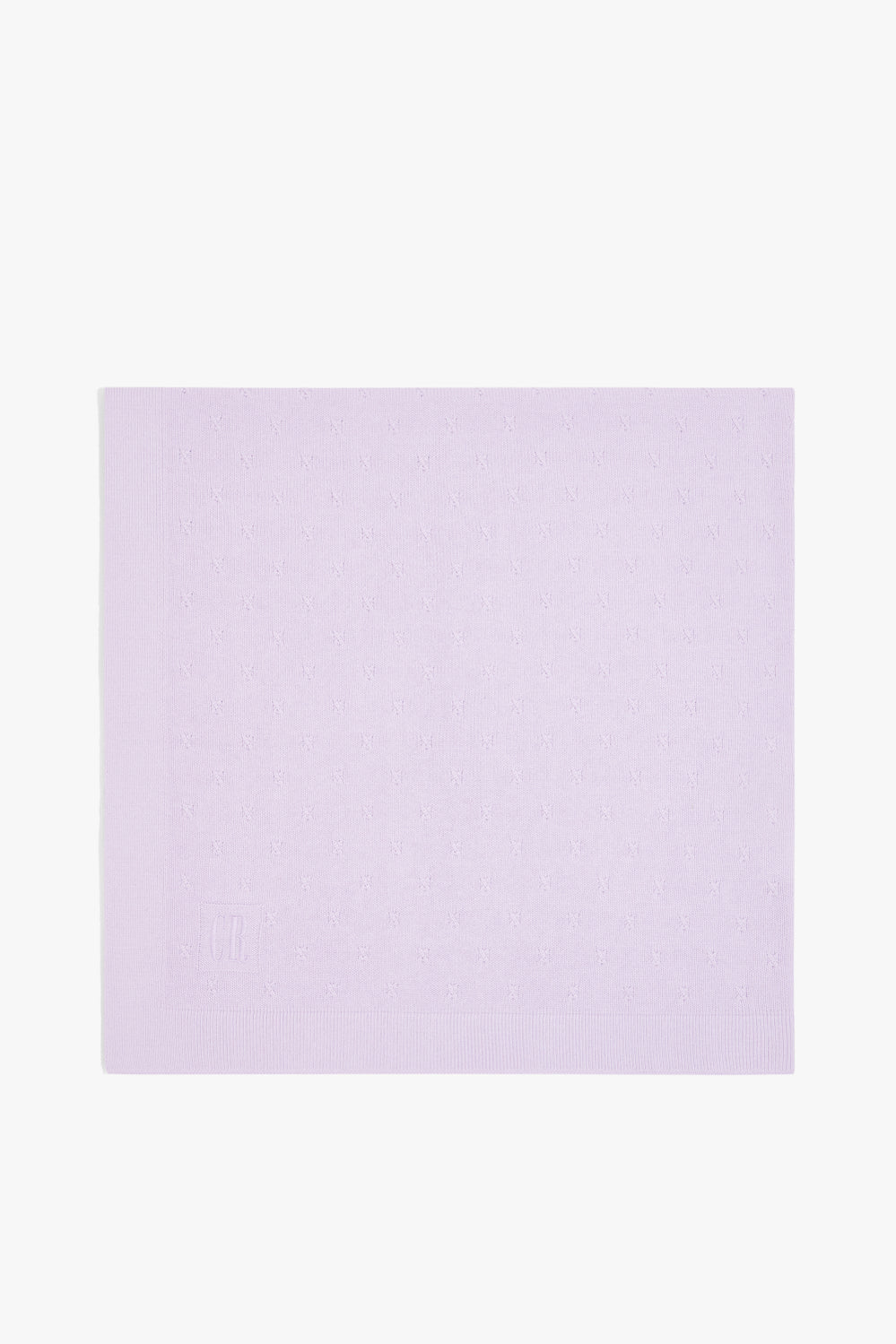 Organically Grown Cotton Blend Knit Blanket