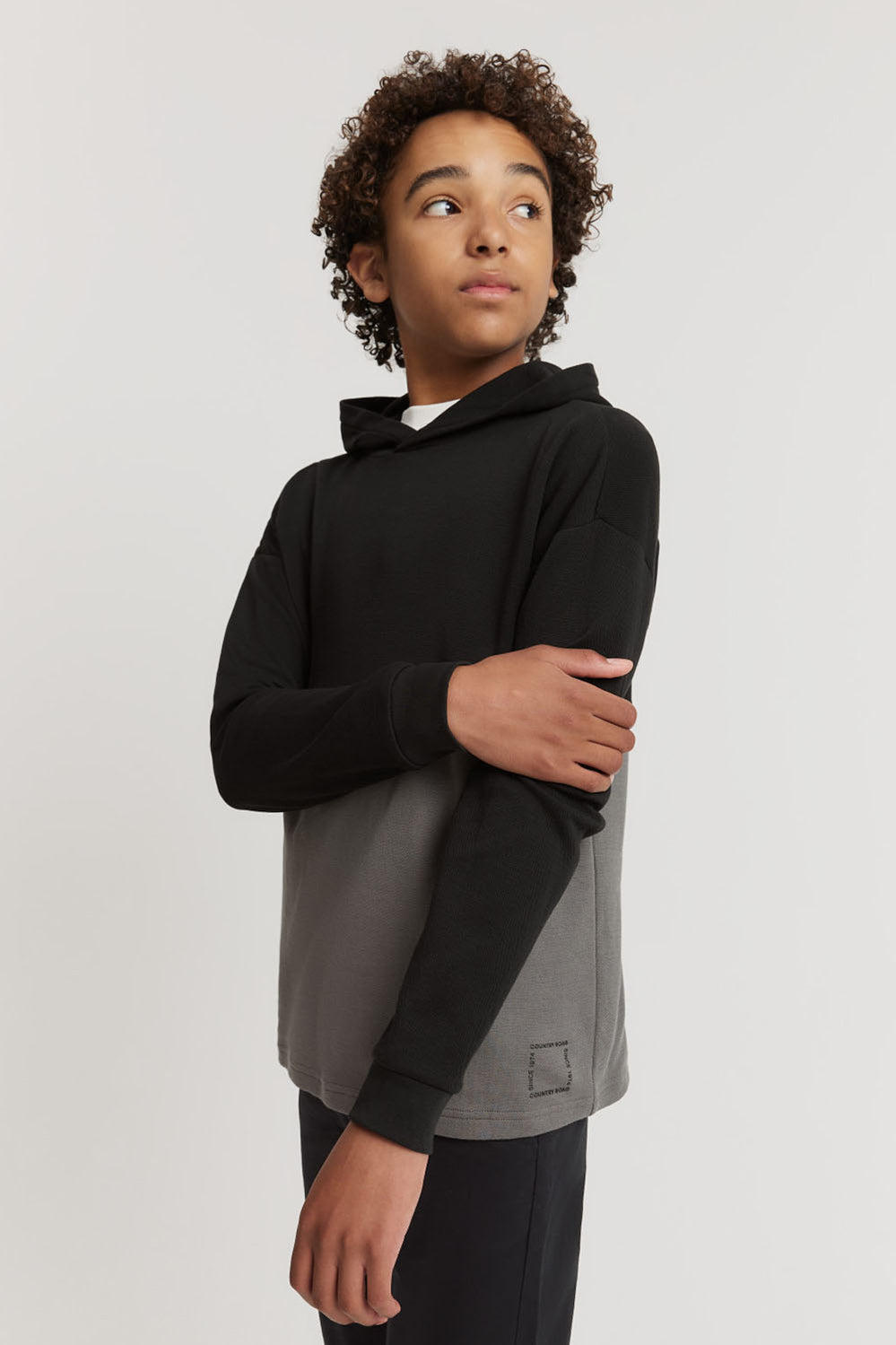 Teen Cotton Blend Logo Hooded T-Shirt