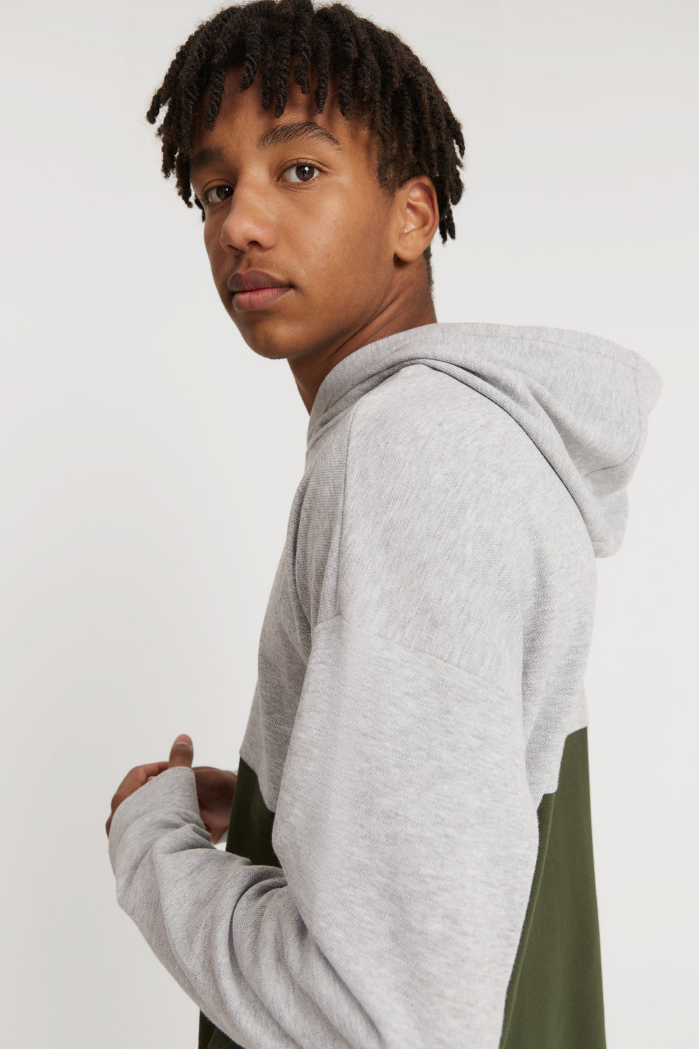 Teen Cotton Blend Logo Hooded T-Shirt