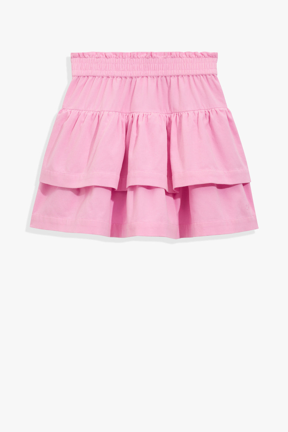 Corduroy Flounce Skirt