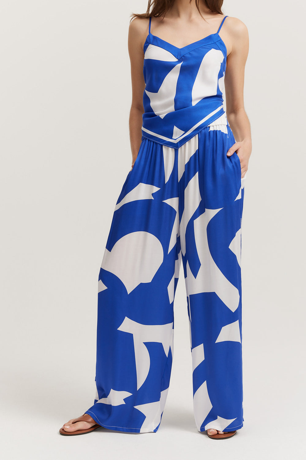 Print Cupro Pant