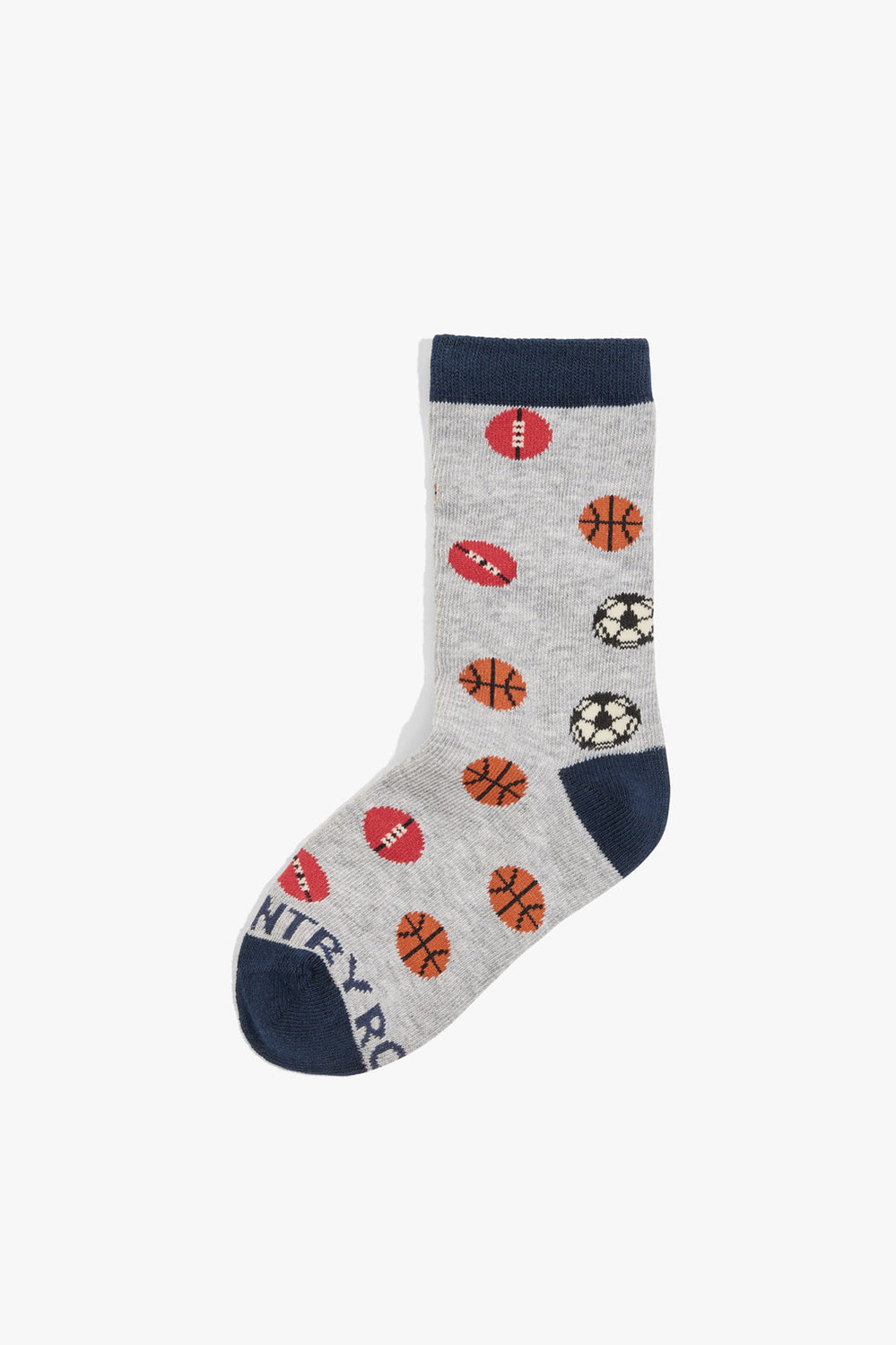 Organically Grown Cotton Blend Sports Ball Sock