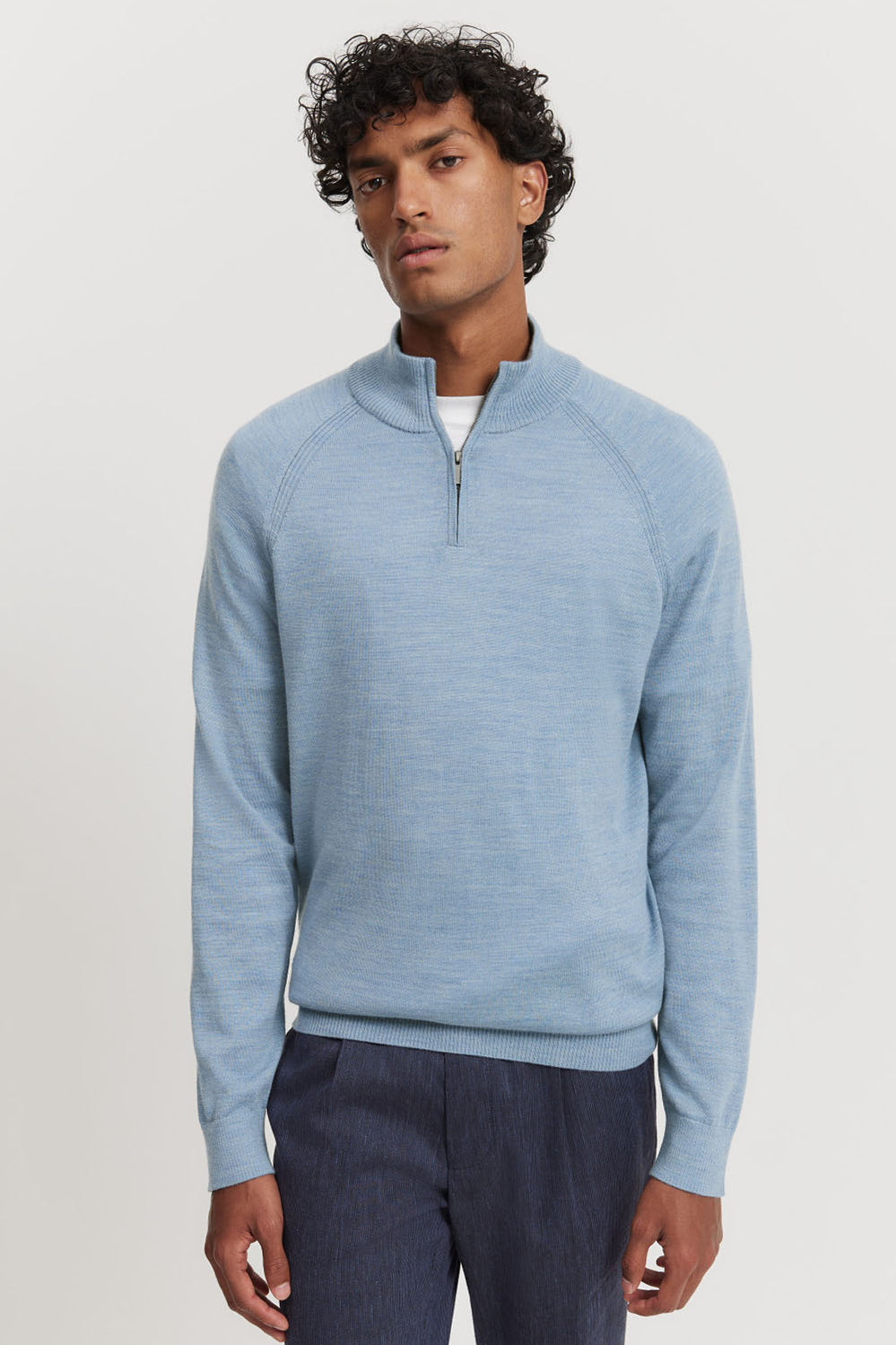 Australian Merino Half Zip Knit