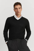 Australian Merino V-Neck Knit