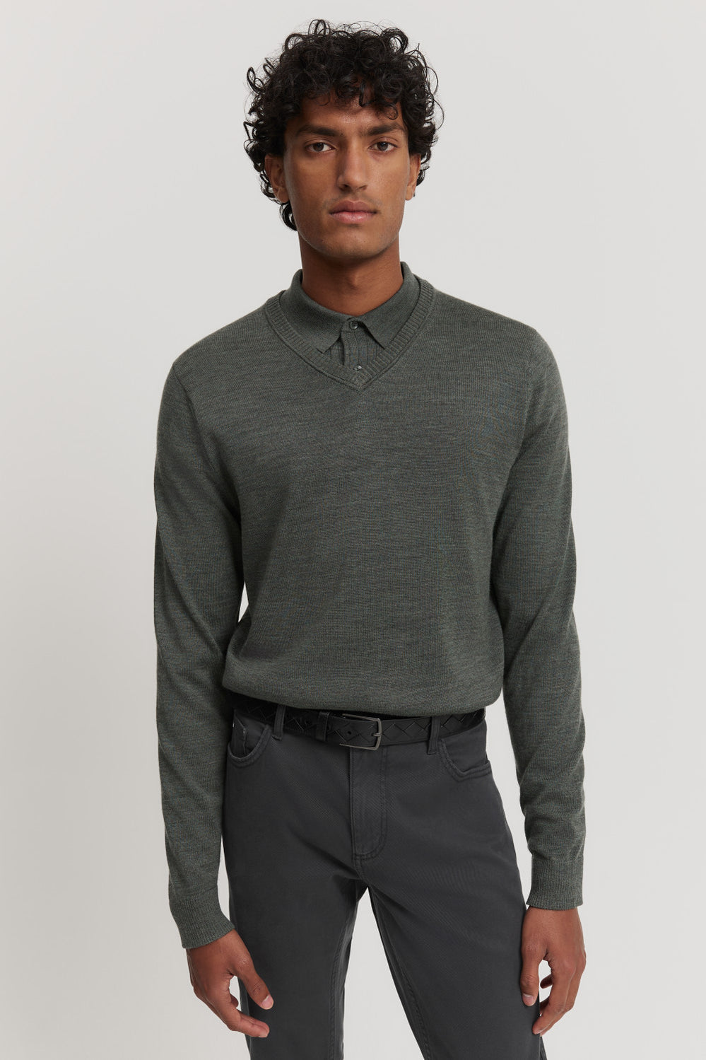 Australian Merino V-Neck Knit