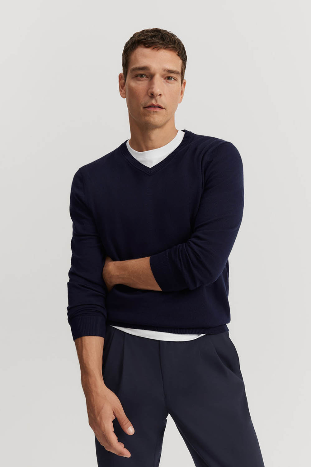 Australian Merino V-Neck Knit