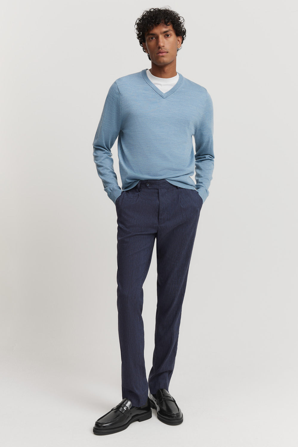 Australian Merino V-Neck Knit