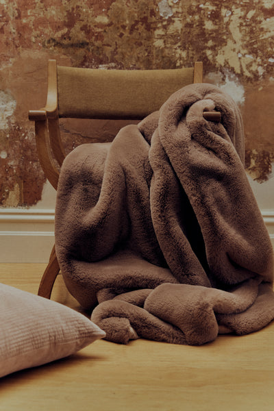 Hailey Fur Throw