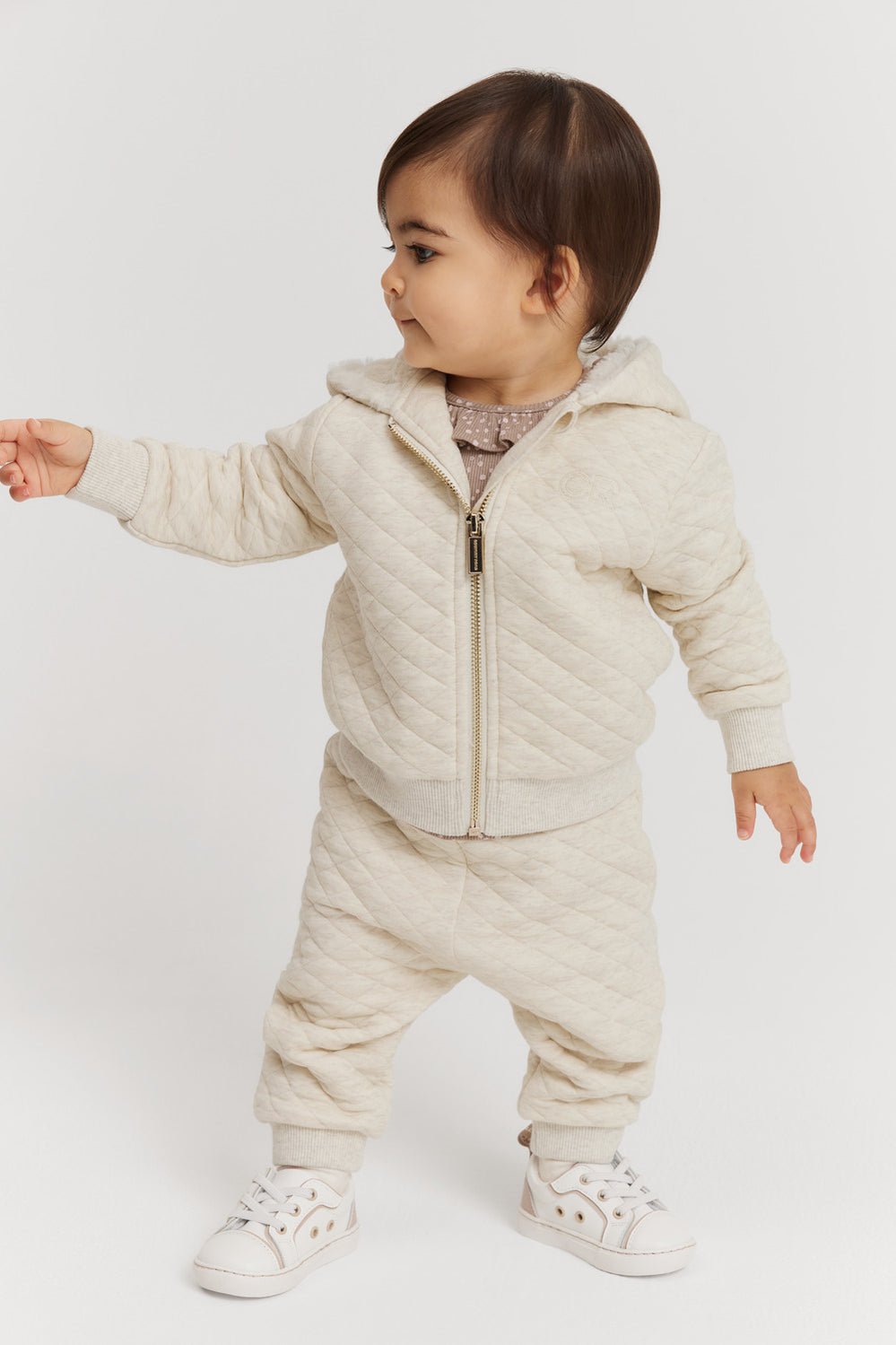 Organically Grown Cotton Blend Quilted Jacket
