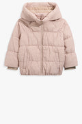 Nylon Blend Soft Puffer Jacket