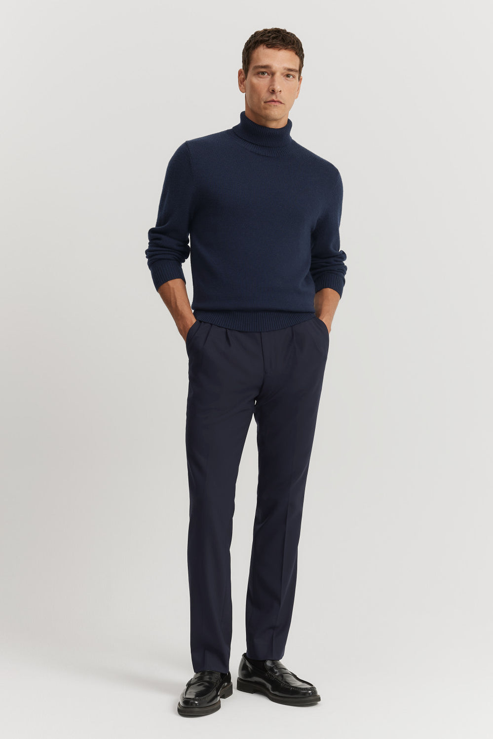 Wool Roll Neck Knit