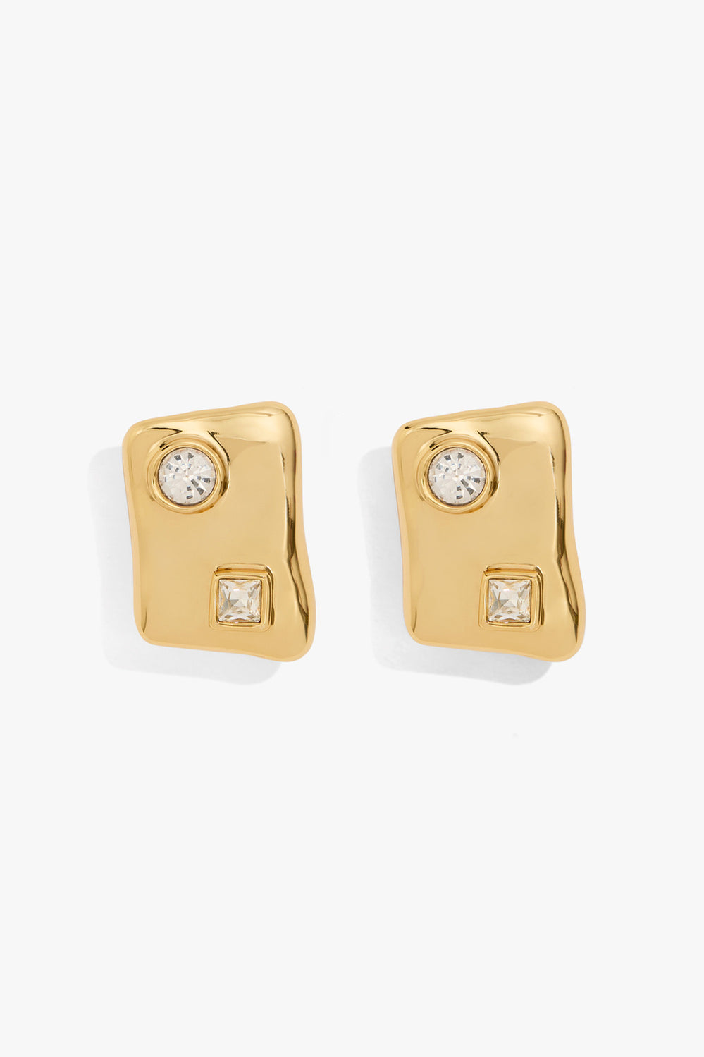 Molten Stone Clip-On Earring