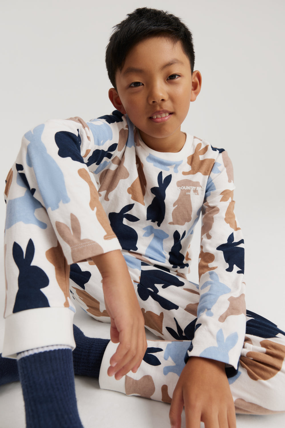 Organically Grown Cotton Bunny Pyjama Set
