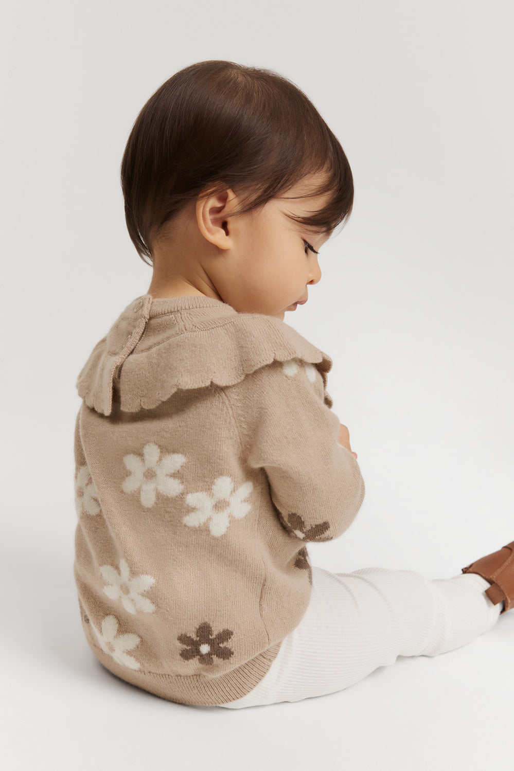 Flower Knit Pullover