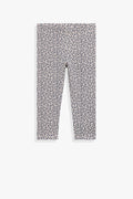 Blend Cotton Micro Leaf Legging