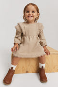 Organically Grown Cotton Frilled Sweat Dress