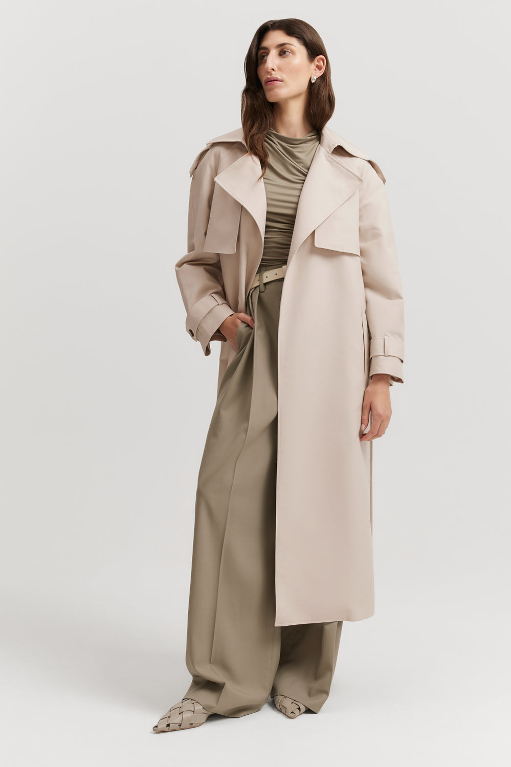 Cotton Trench Coat
