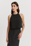 Panelled Halter Top