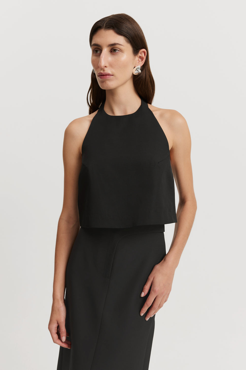 Panelled Halter Top