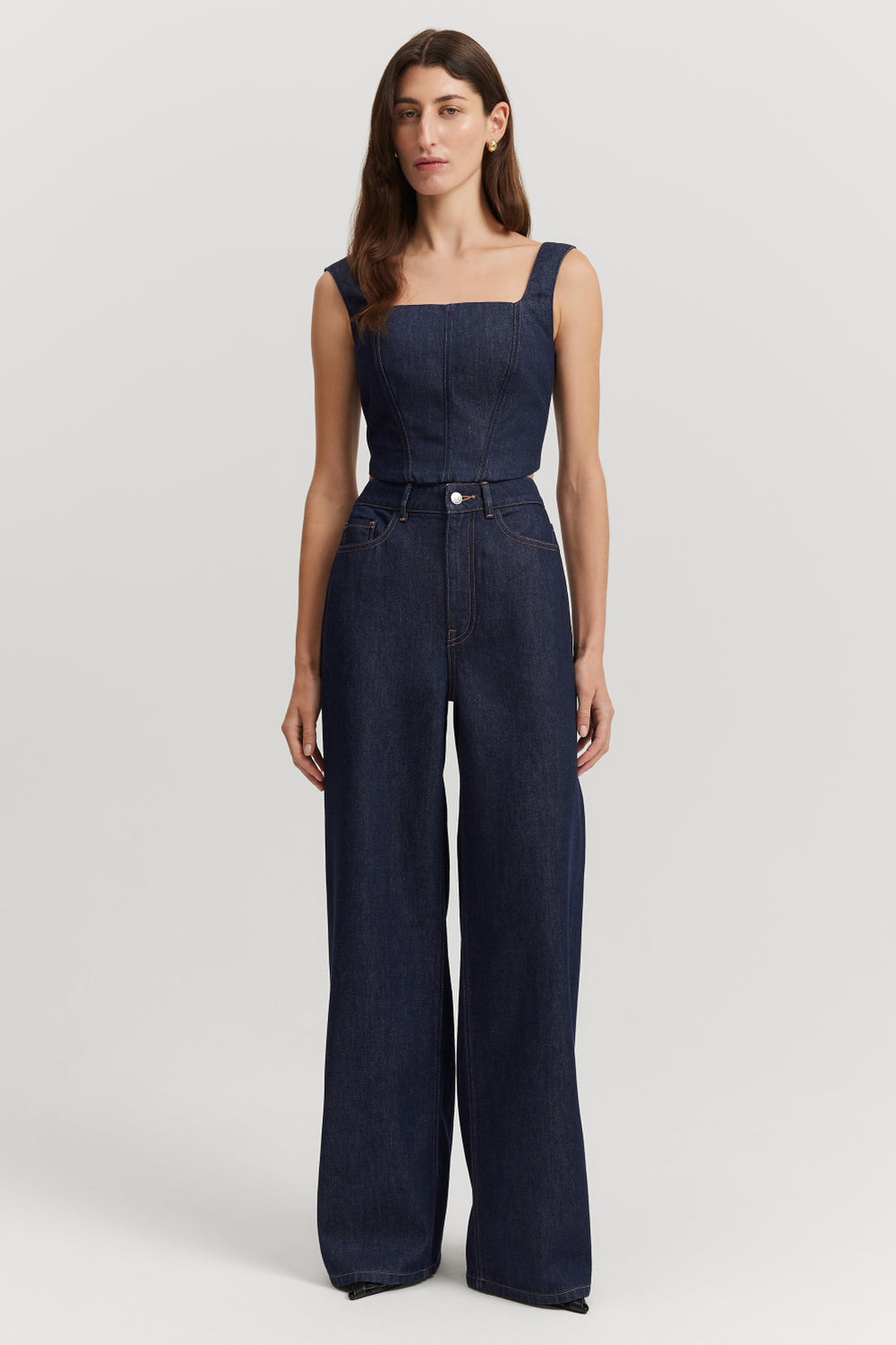 High Rise Relaxed Leg Jean