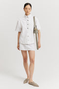 Denim Short Sleeve Shirt