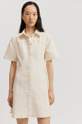 Panelled Denim Dress