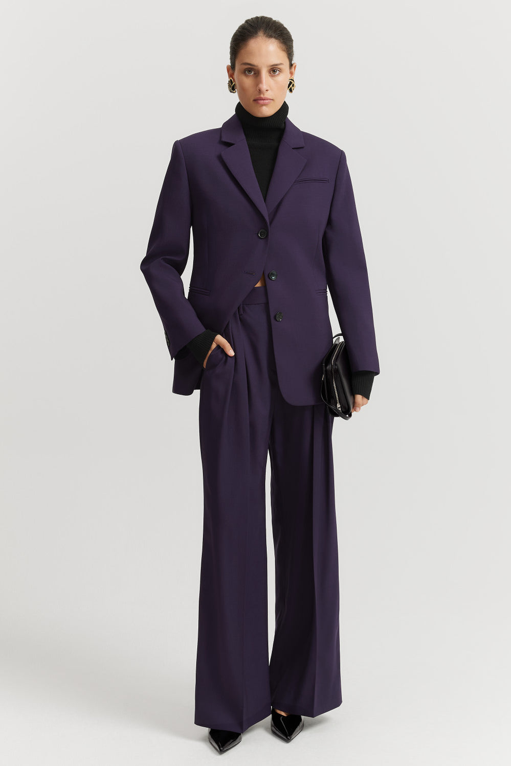 Pleat Wool Pant