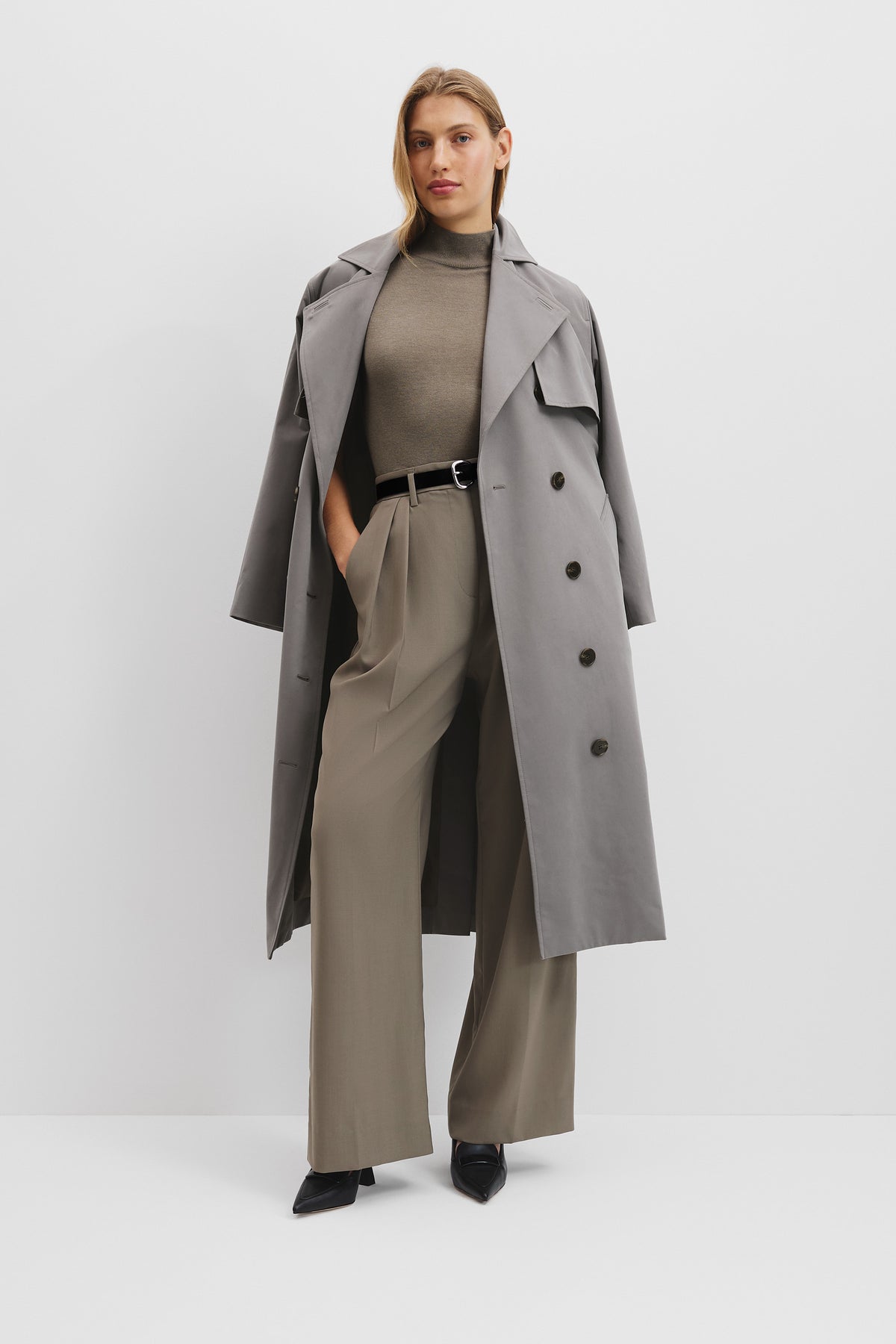 Pleat Wool Pant