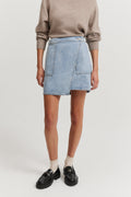 Denim Wrap Skirt