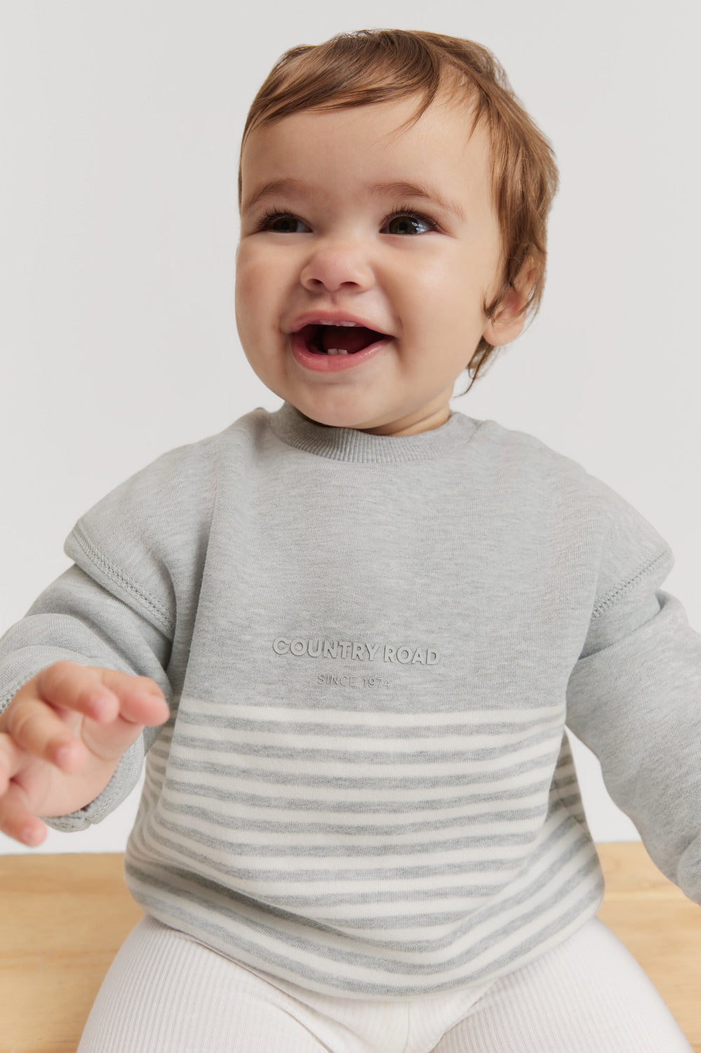 Cotton Modern Logo Sweat