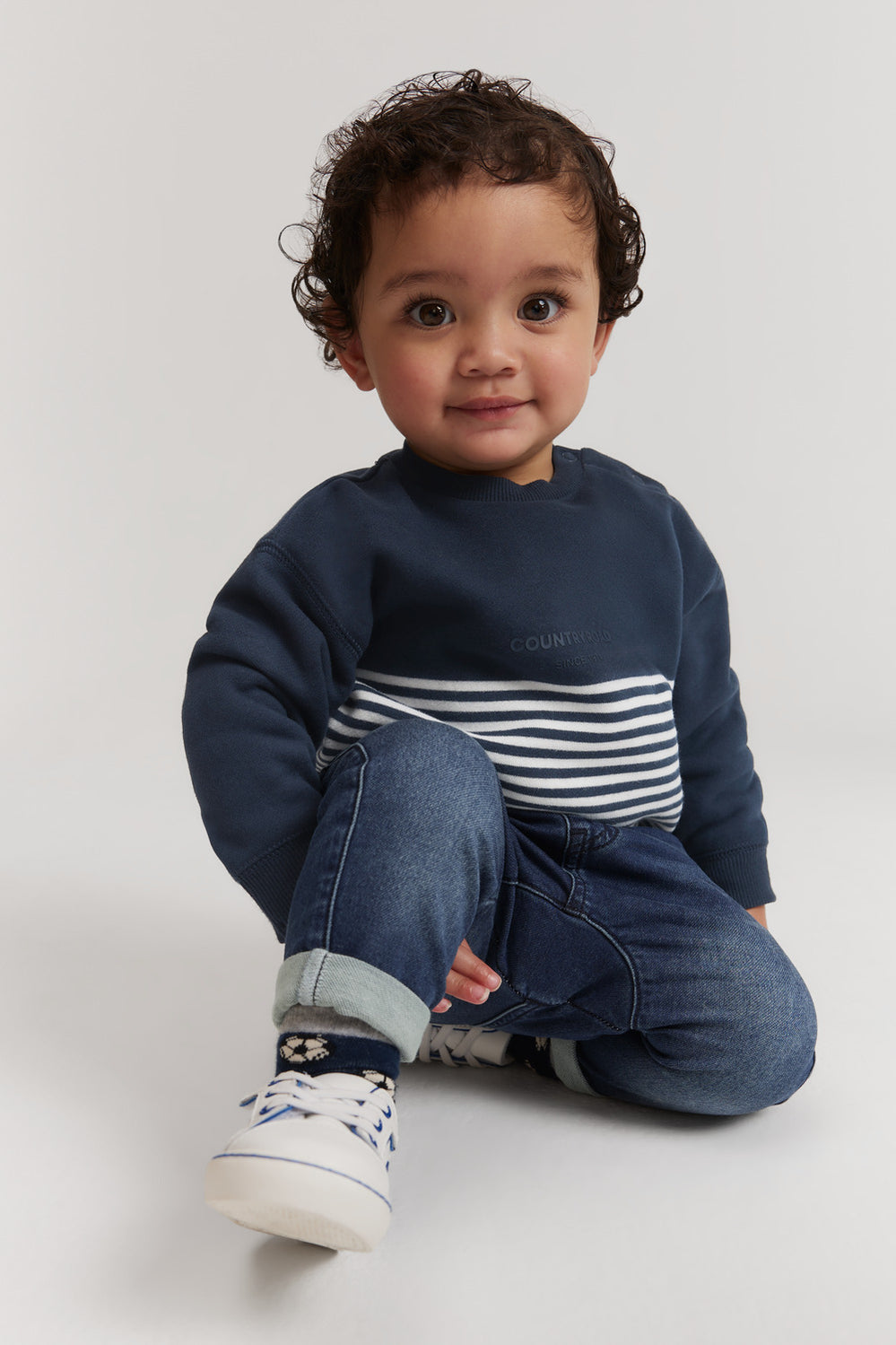 Cotton Modern Logo Sweat