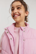 Nylon Puffer Vest Jacket